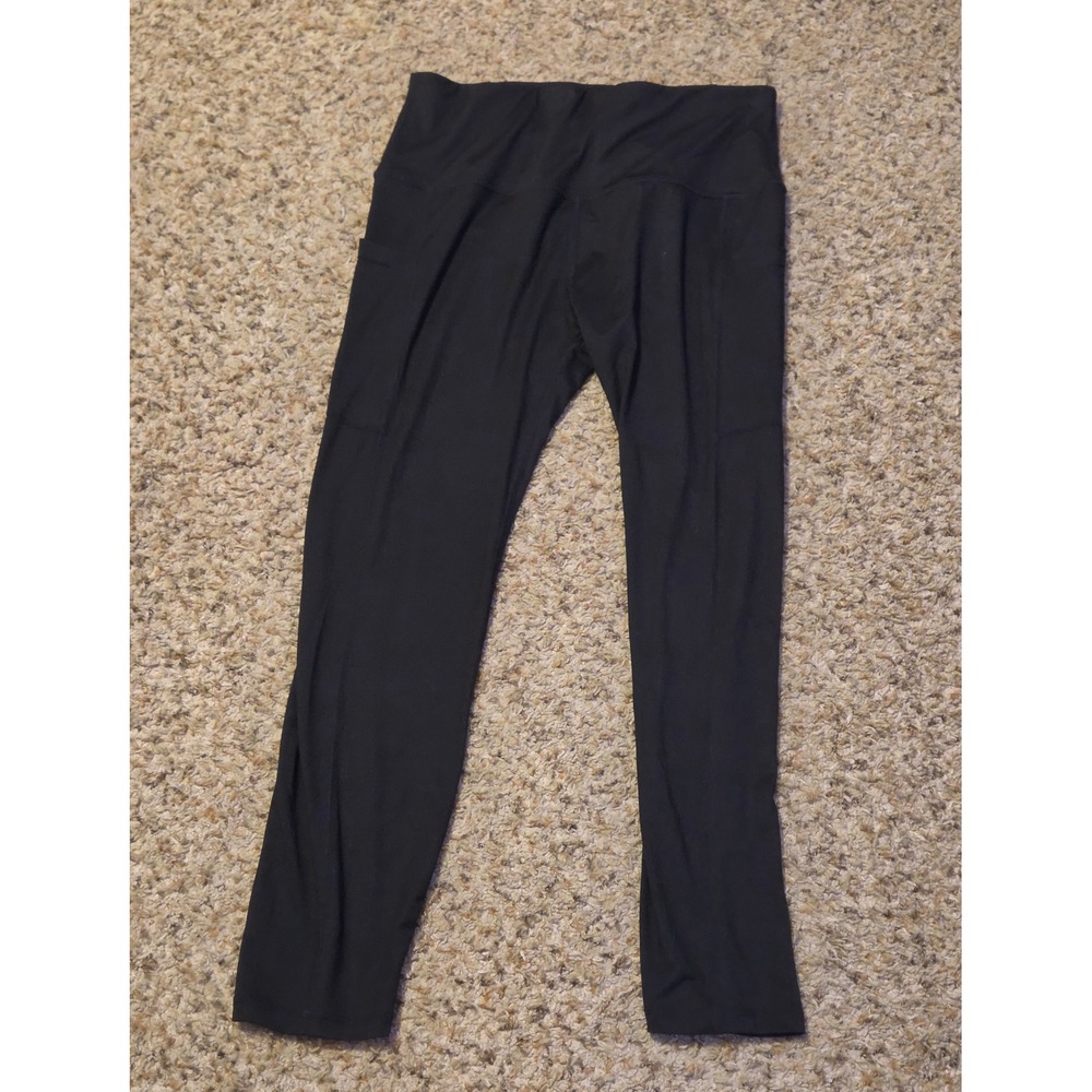 Shapermint Essentials‎ Elastic Waistband Leggings Women's Size XL Black
